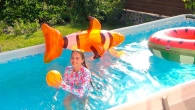 Басейн вдома та Трендові солодощі на морі My little Nastya