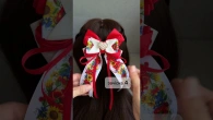 ТОП- 7 зачісок з моїми бантиками #зачіски #бантики#hairstyleideas #bowsforgirls #shorts #cutebows