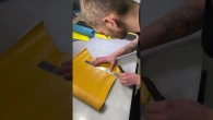 Simple Ukrainian handmade wallet / Простий Український гаманець ручної роботи