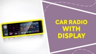 Car radio with display