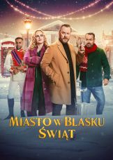 Miasto w blasku świąt — plakat