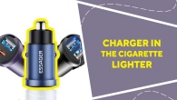 Charger in the cigarette lighter
