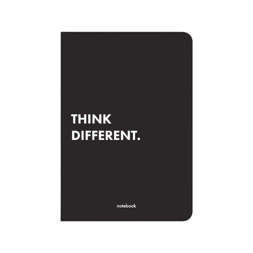 Обкладинка "Блокнот "Think Different" чорний"
