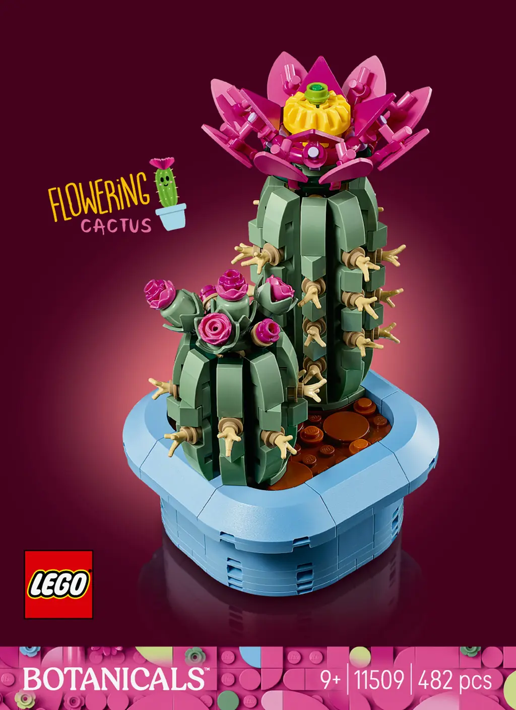 Обкладника "Конструктор LEGO Цвітіння кактуса" Обкладинка "Конструктор LEGO Цвітіння кактуса"