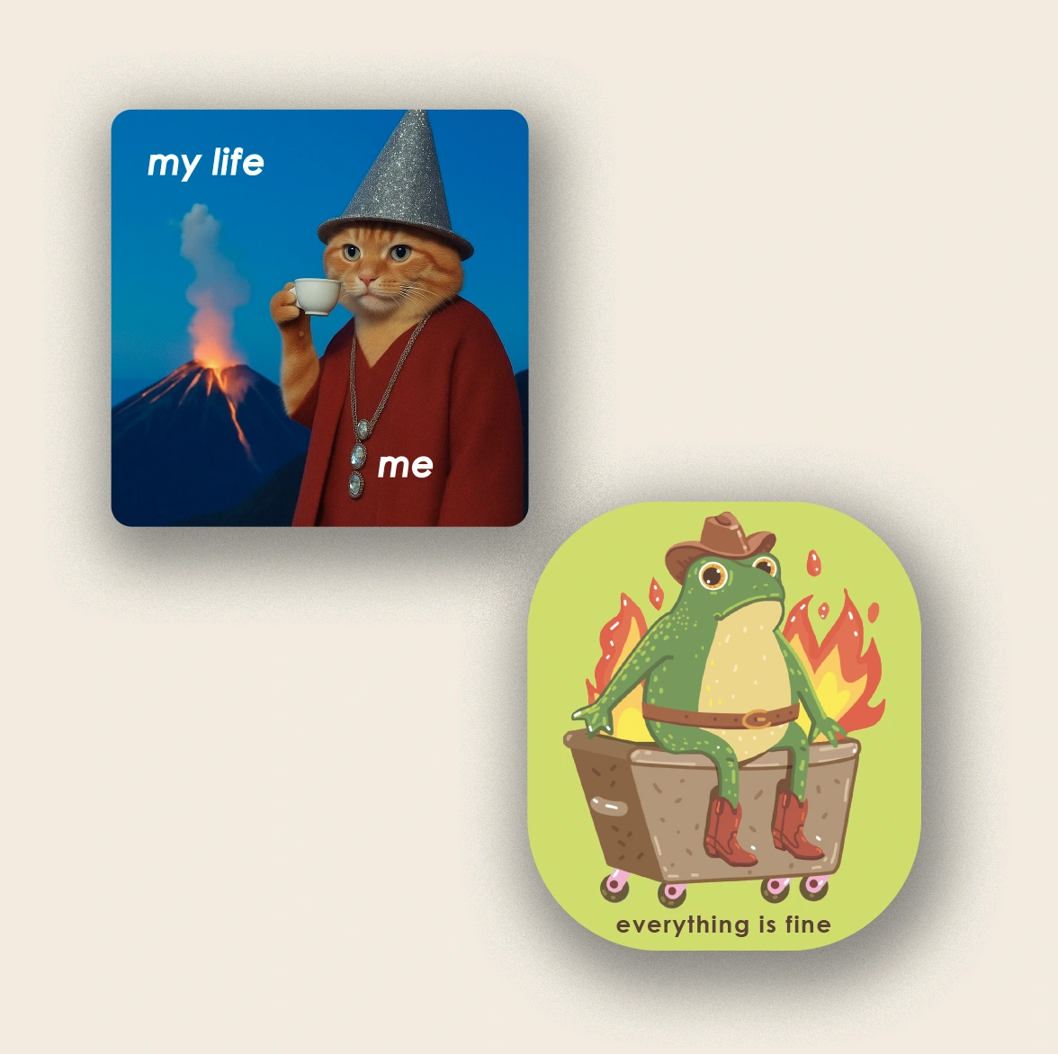 Обкладинка "Набір 3Д стікерів «Crystal»"