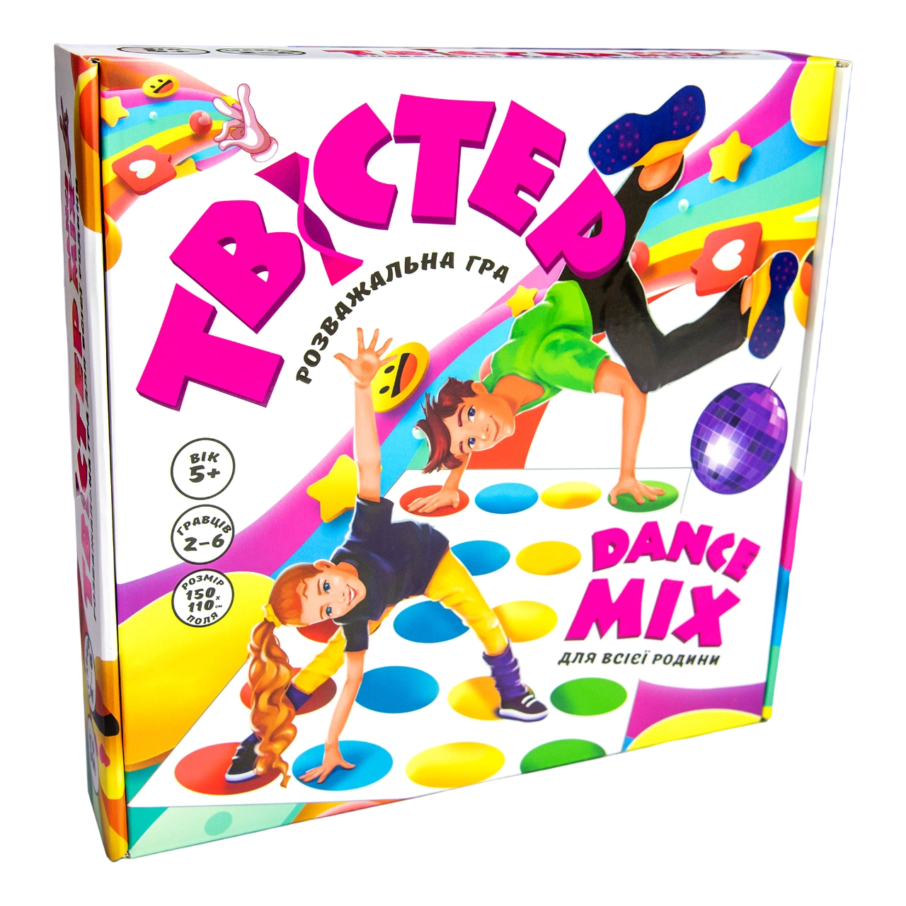 Розважальна гра «Твістер dance mix»