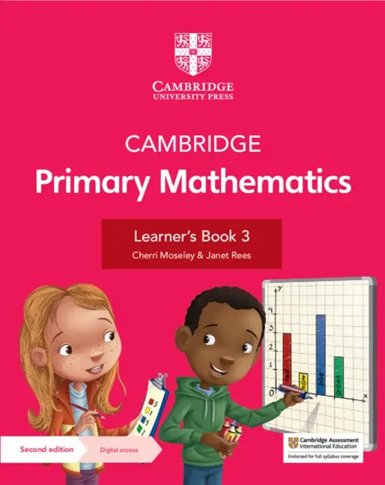 Обкладника "Cambridge Primary Mathematics (2nd Edition). Learner's Book 3 with Digital Access (1 Year)" Обкладинка "Cambridge Primary Mathematics (2nd Edition). Learner's Book 3 with Digital Access (1 Year)"