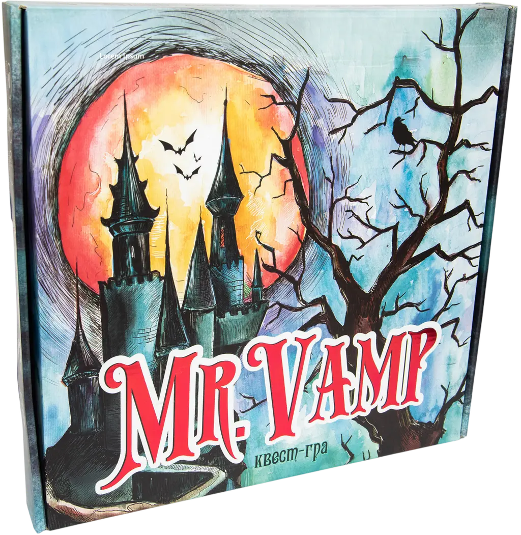 Обкладника "Настільна гра «Mr. Vamp»" Обкладинка "Настільна гра «Mr. Vamp»"