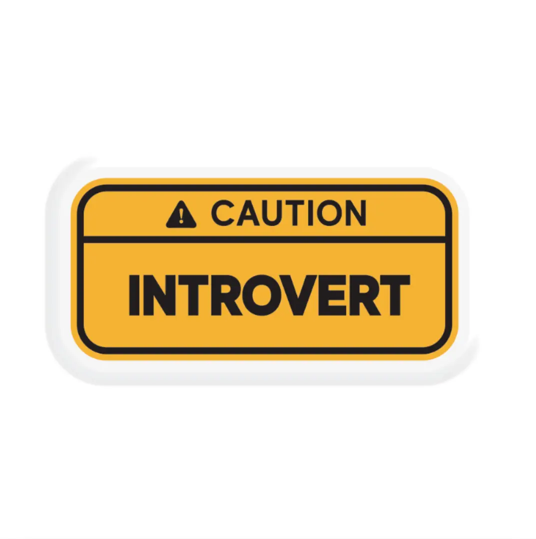 3D стікер «Introvert»