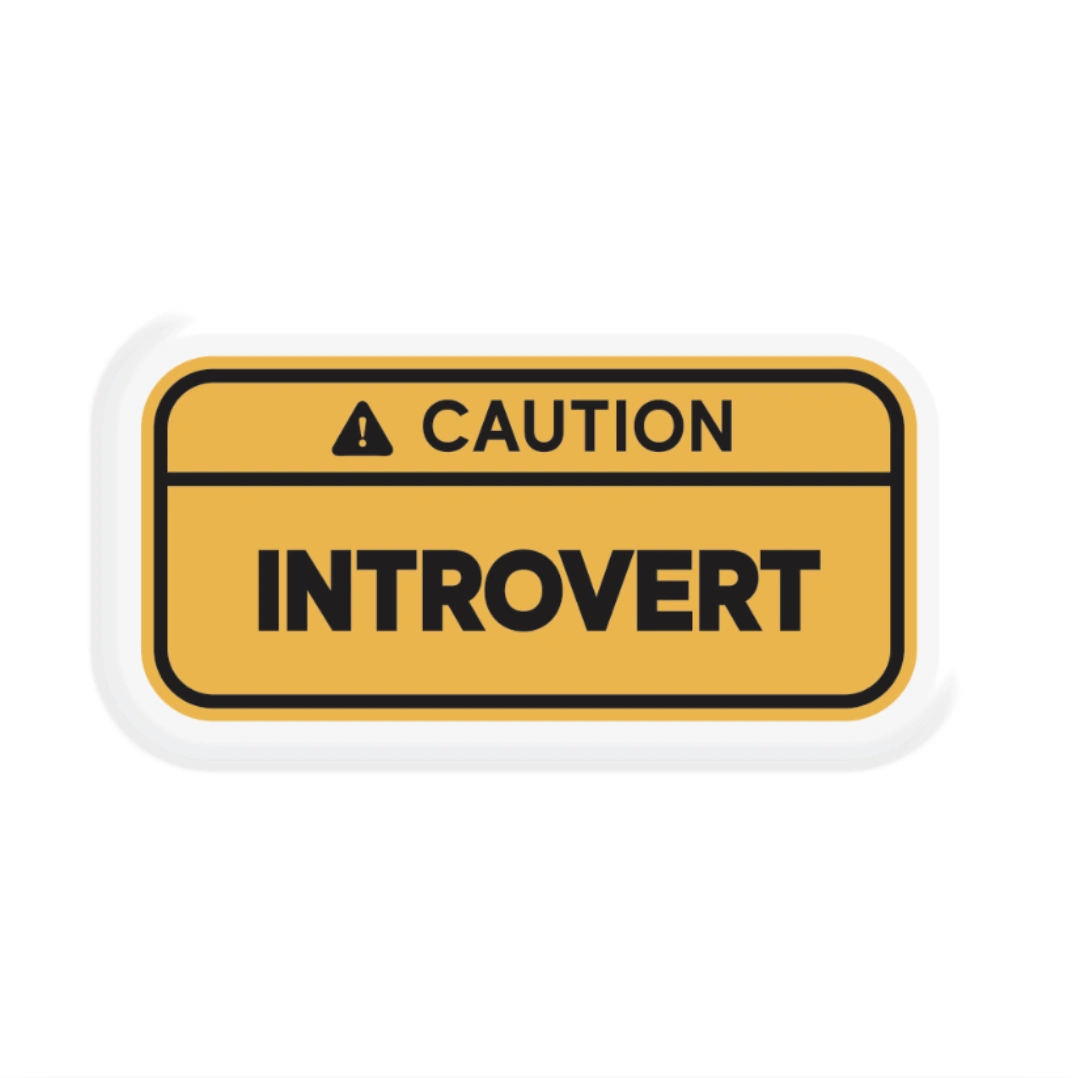 3D стікер «Introvert»