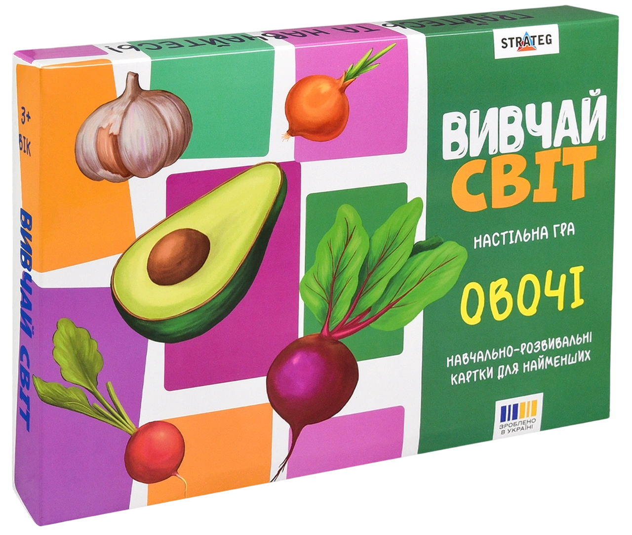 Настільна гра «Вивчай світ. Овочі»