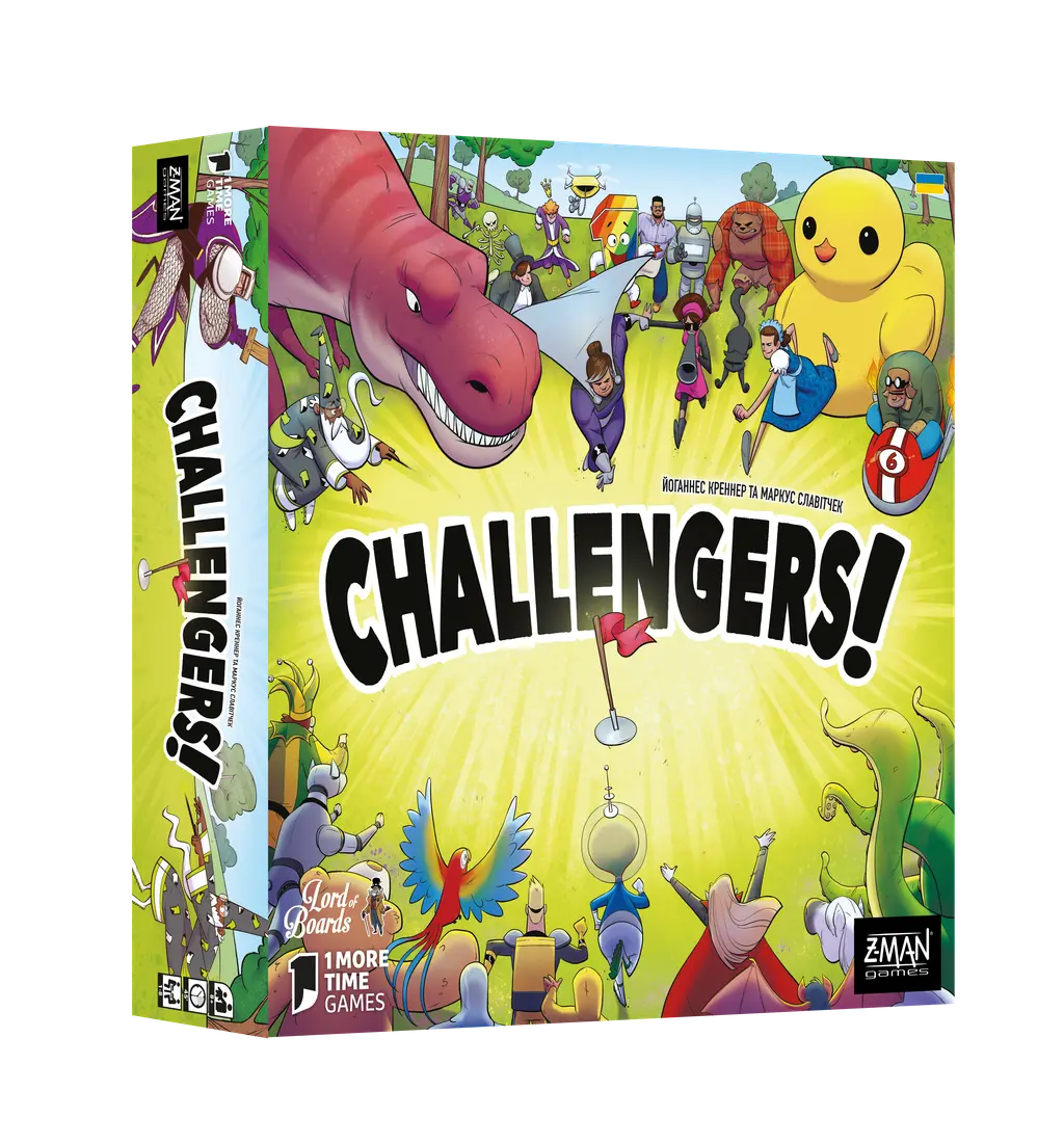 Обкладинка "Настільна гра «Challengers!»"
