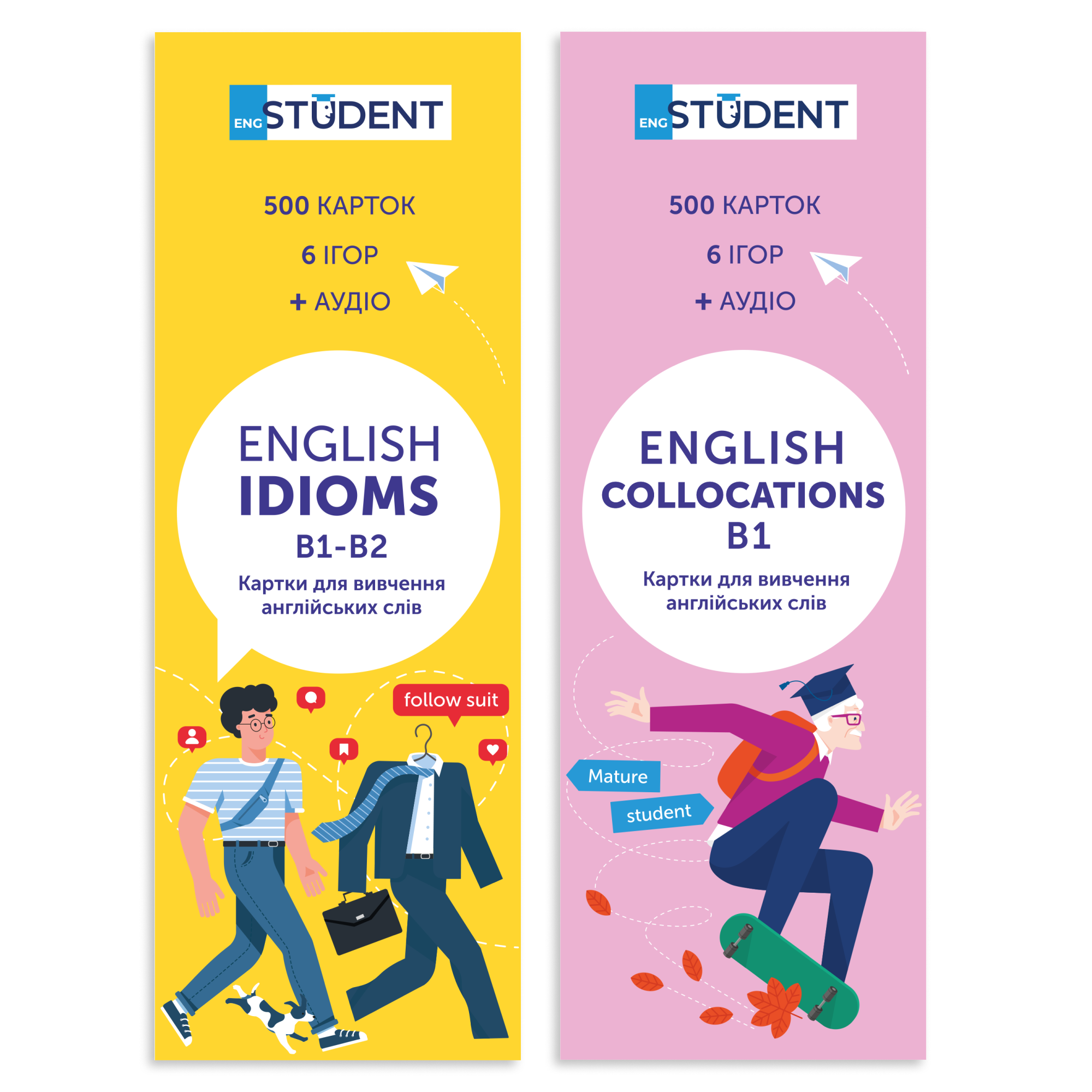 Картки для вивчення англійської - IDIOMS B1-B2 & COLLOCATION...