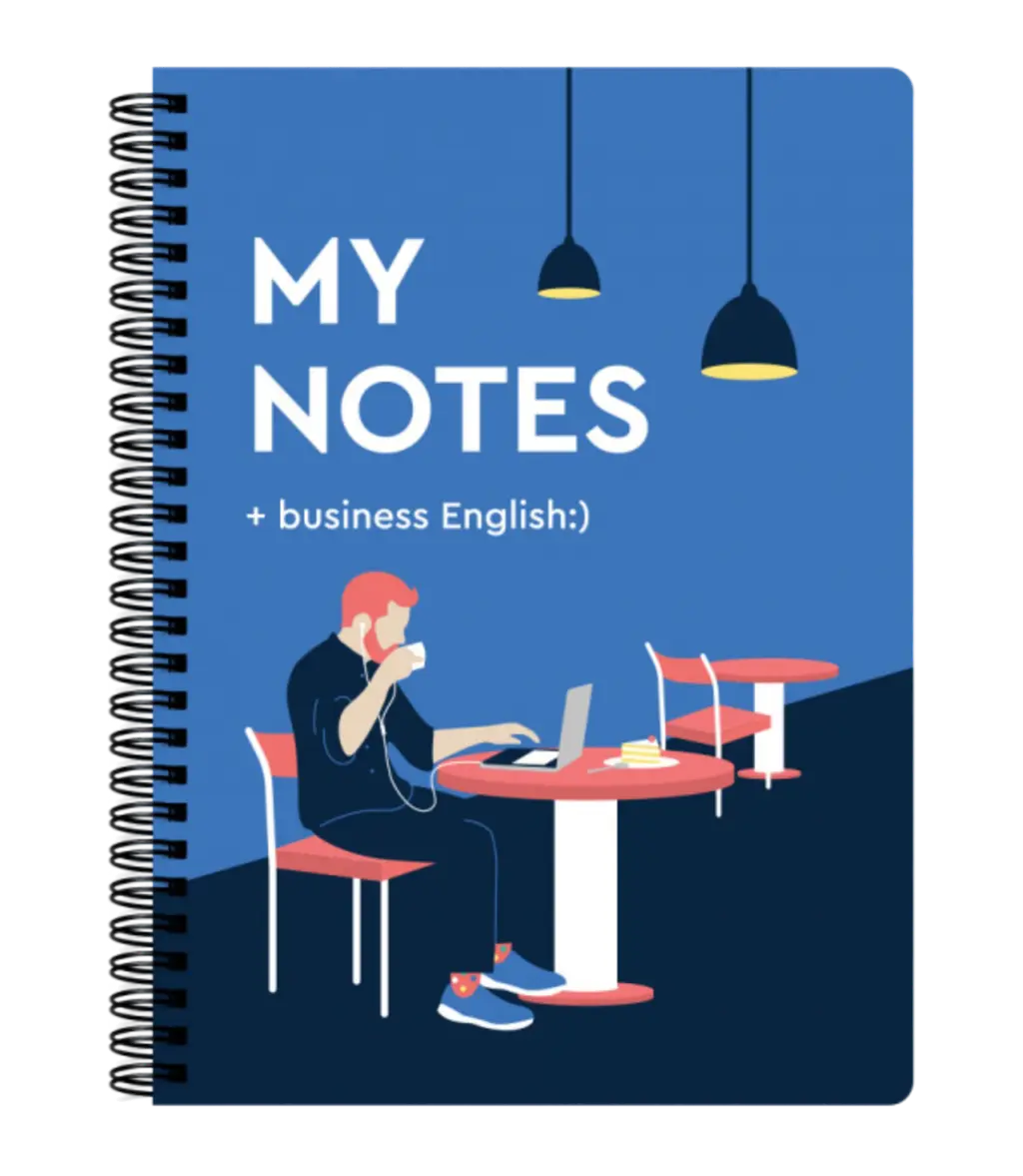 Обкладинка "Блокнот "My Notes + business English""