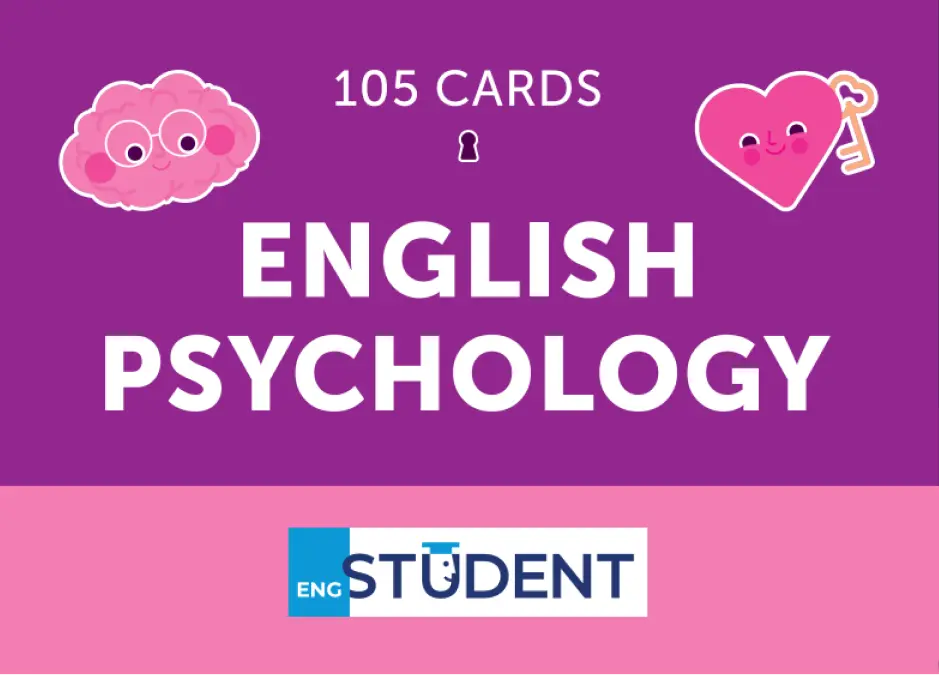 Обкладника "Картки для вивчення - English Psychology" Обкладинка "Картки для вивчення - English Psychology"