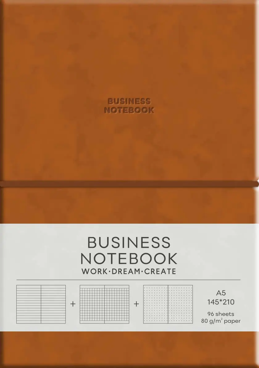Обкладника "Блокнот «Business». Brown" Обкладинка "Блокнот «Business». Brown"