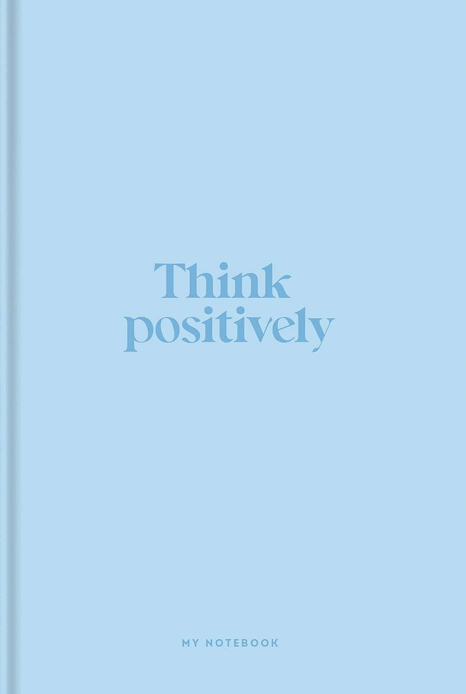 Обкладинка "Зошит в інтегральній палітурці «Think positively» у клітинку"