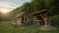 Building a Log House and Stove Area in 65 Days | Start to Finish