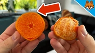 You've always opened Tangerines the WRONG way(Without knowing it)