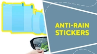 Anti-rain stickers