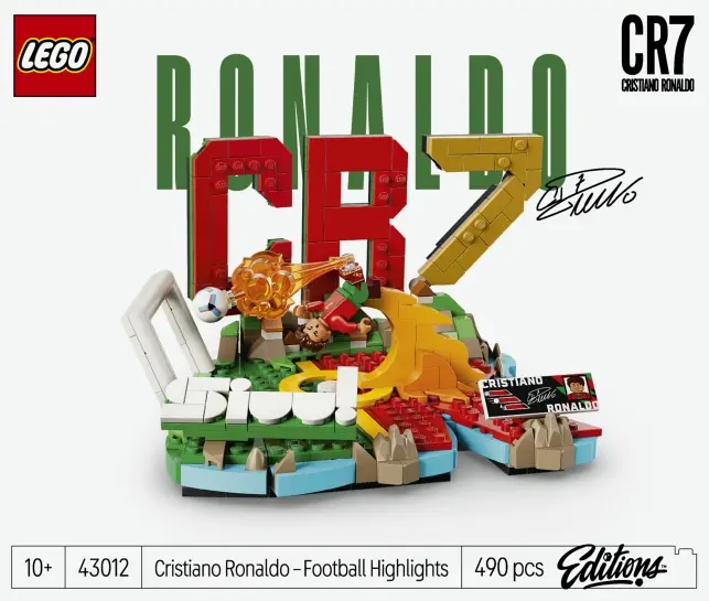 Конструктор LEGO Editions Кріштіану Роналду - найкращі моменти футбольних матчів