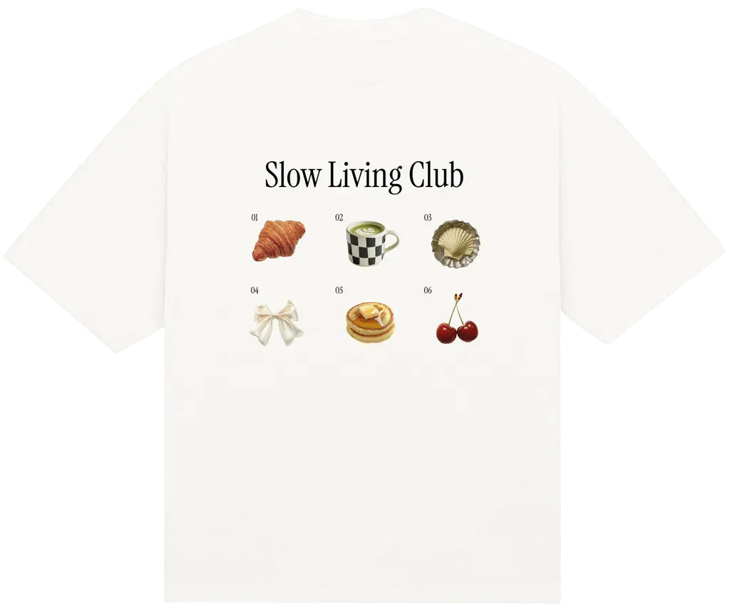 Обкладника "Футболка «Slow Living Club»" Обкладинка "Футболка «Slow Living Club»"