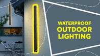 Waterproof outdoor lighting