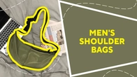 Bolsos de hombro para hombre