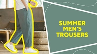 Pantalones de verano para hombre