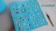Квадратные мотивы крючкомCrochet PatternA step-by-step tutorial on crocheting a lace square motif