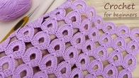 How to crochet EASY for beginners Pattern CrochetЛегкий УЗОР вязание крючком для начинающих