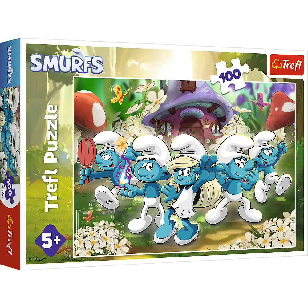 Пазл Trefl The Smurfs Зустріч зі смурфами 100 елементів