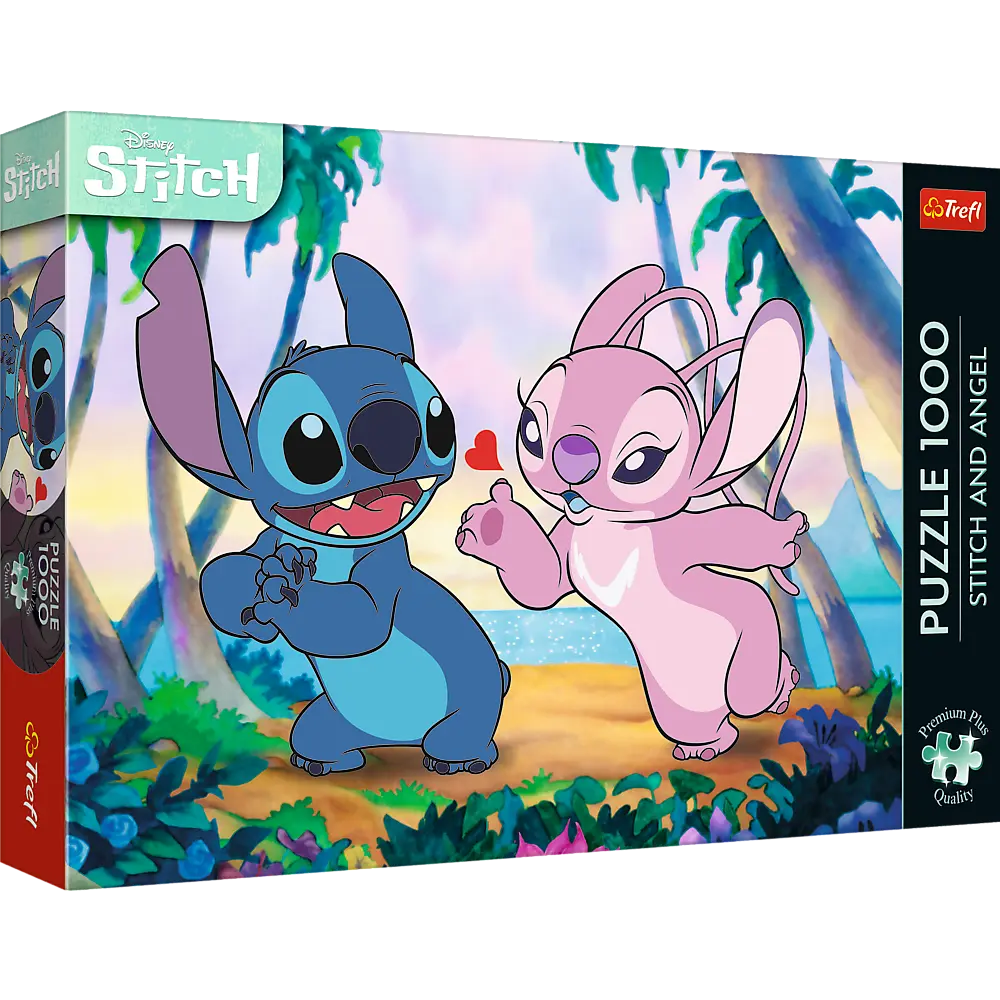 Обкладника "Пазл Trefl Premium Lilo and Stitch 1000 елементів" Обкладинка "Пазл Trefl Premium Lilo and Stitch 1000 елементів"