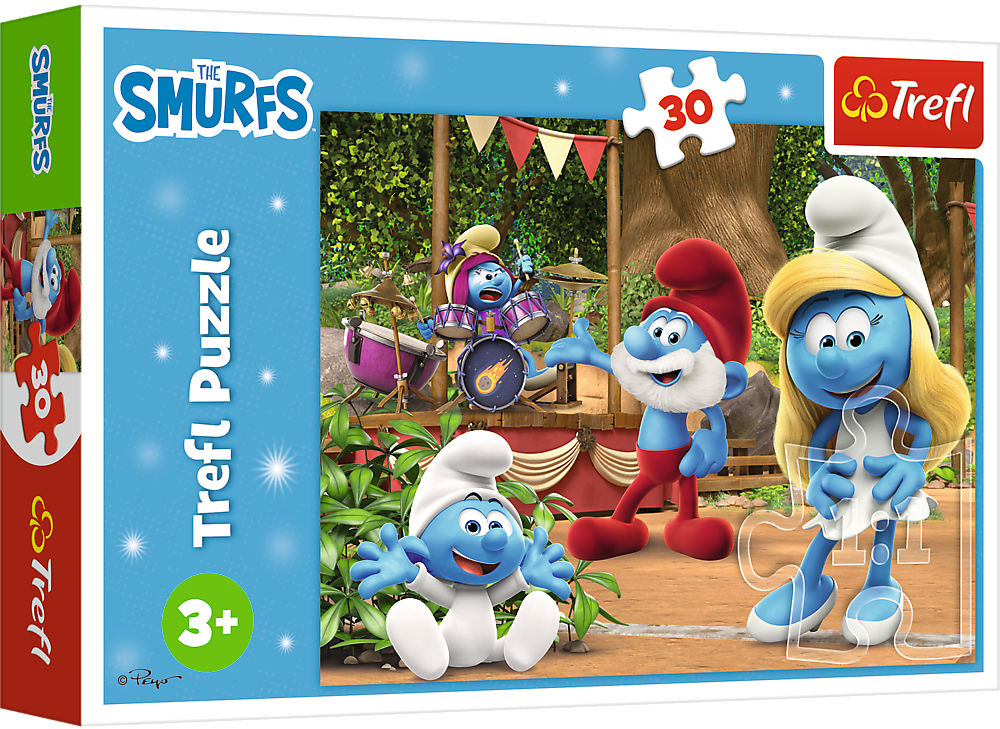 Пазл Trefl The Smurfs Смурфет і Смурфики 30 елементів