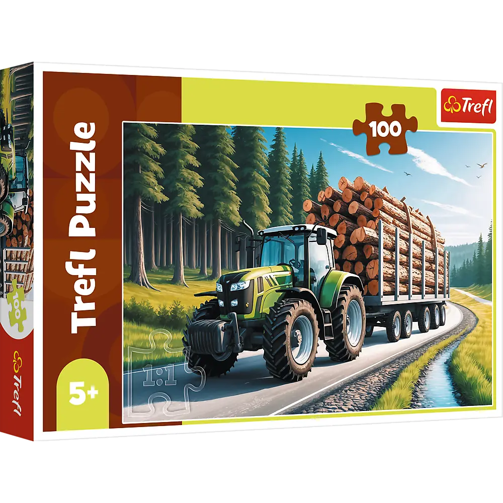 Пазли Trefl Forestry tractor 1000 елементів