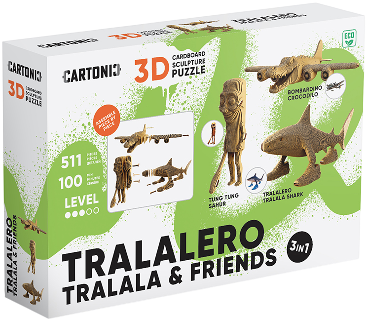 Картонний конструктор "Cartonic 3D Puzzle TRALALERO...