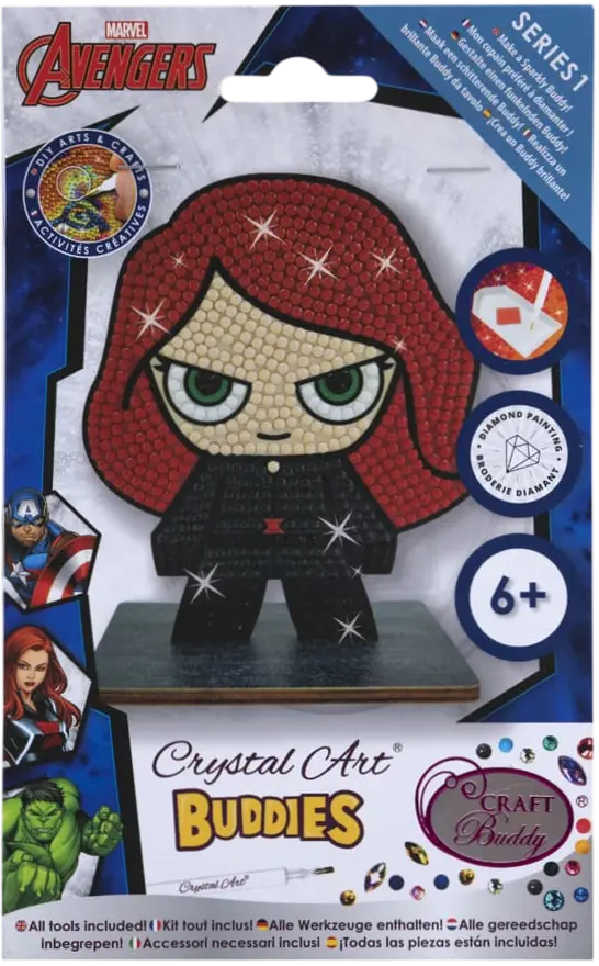 Обкладинка "Набір для творчості Crystal Art "Чорна вдова""