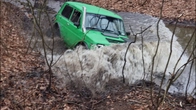 ЗАЗ 4X4 возглавляет колонну, #OFFROAD начинается красиво
