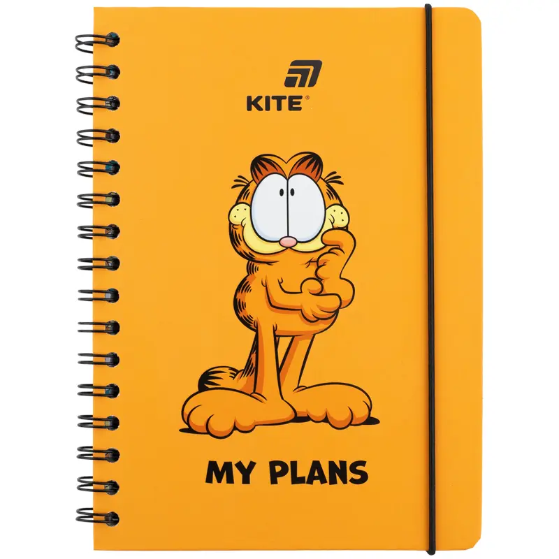 Щоденник на спіралі Kite Garfield