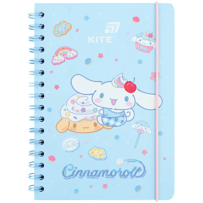 Блокнот на спіралі Kite Cinnamoroll (A5, 80 аркушів)