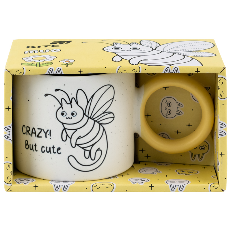 Чашка Kite Crazy cat, 370 мл