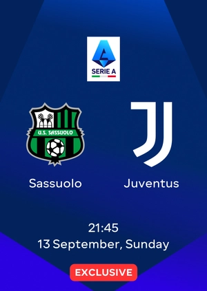 Sassuolo — Juventus