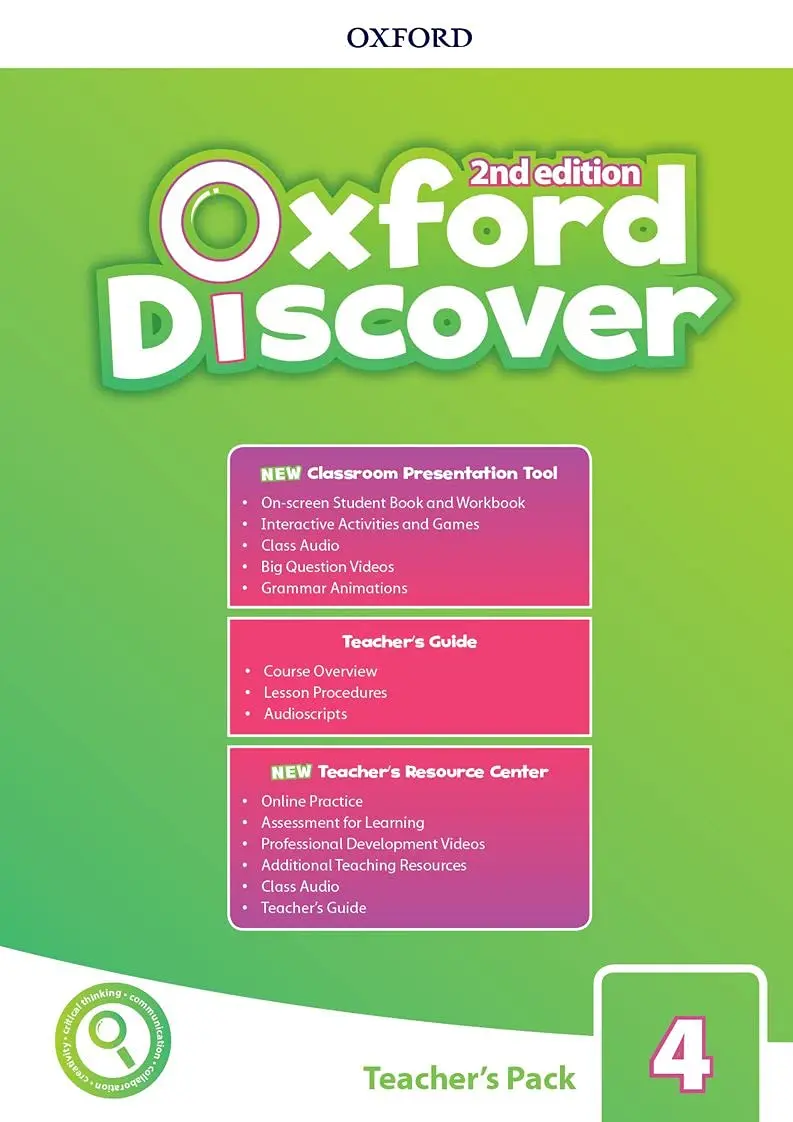 Oxford Discover (2E) 4. Teacher's Pack with CPT + TG + OPT