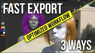 Експорт волосся з ZBrush у 3ds Max за допомогою Ornatrix: який метод кращий?