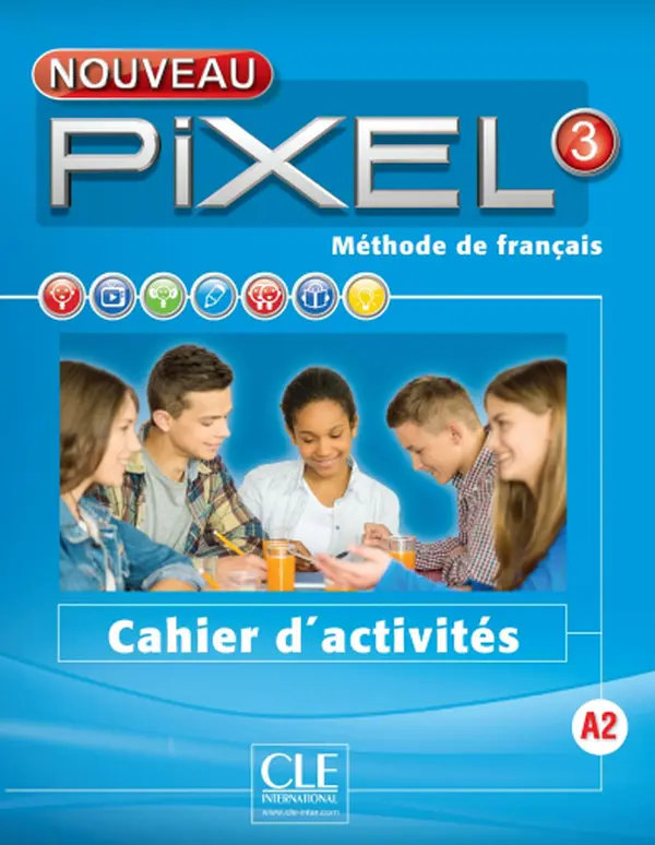 Обкладника "Pixel Nouveau 3 Cahier d'activités" Обкладинка "Pixel Nouveau 3 Cahier d'activités"