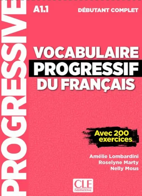 Обкладинка "Vocabulaire Progr du Franc 3e Edition Debut Complet Livre + CD audio + Livre-web"