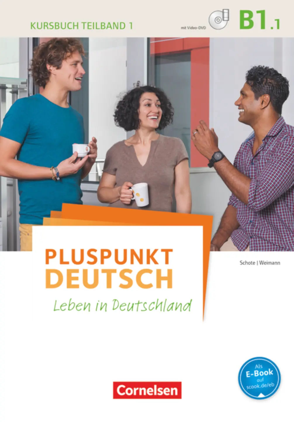 Обкладника "Pluspunkt Deutsch NEU B1.1 Kursbuch mit Video-DVD" Обкладинка "Pluspunkt Deutsch NEU B1.1 Kursbuch mit Video-DVD"
