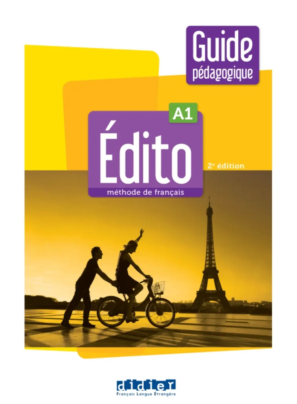 Обкладника "Edito A1 2e Edition Guide pédagogique" Обкладинка "Edito A1 2e Edition Guide pédagogique"