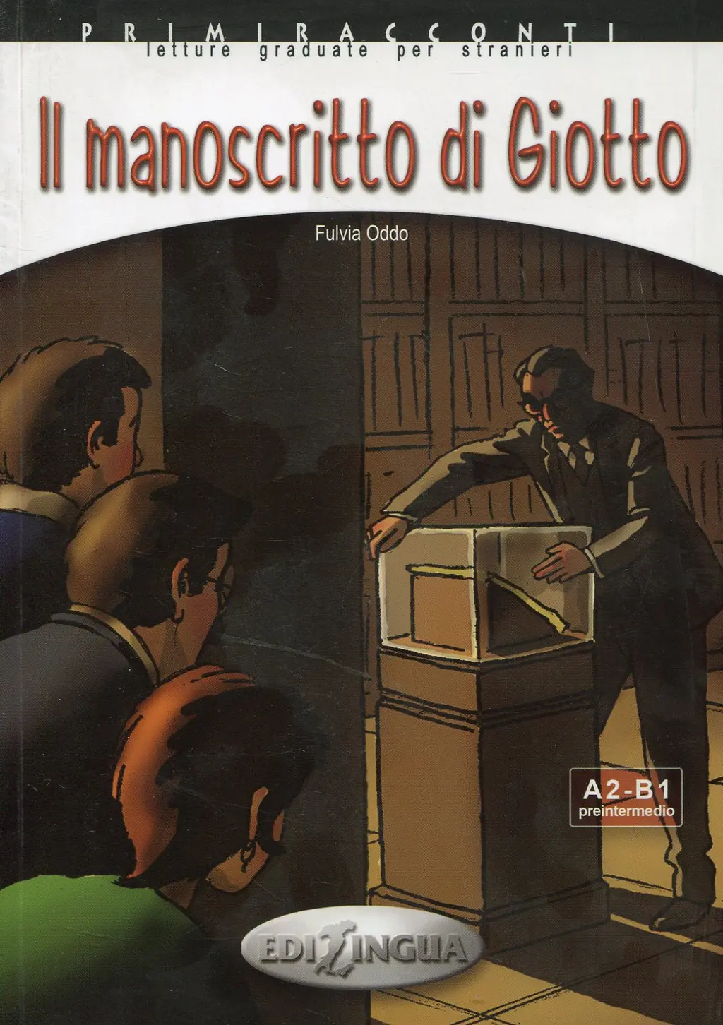 Обкладника "Primiracconti (A2-B1) Il manoscritto di Giotto + CD Audio" Обкладинка "Primiracconti (A2-B1) Il manoscritto di Giotto + CD Audio"