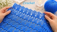 This Crochet Stitch Looks Difficult But It's Actually Easy! Perfect for beginners
